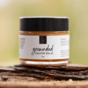 Grounded Tallow Balm - tallow balm without essential oils