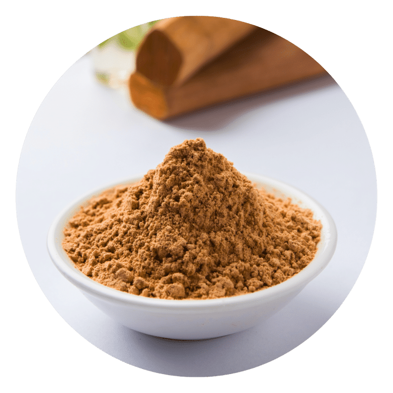 Wild-crafted Sandalwood Powder used in tallow made for skin rash relief and PUPPs remedies