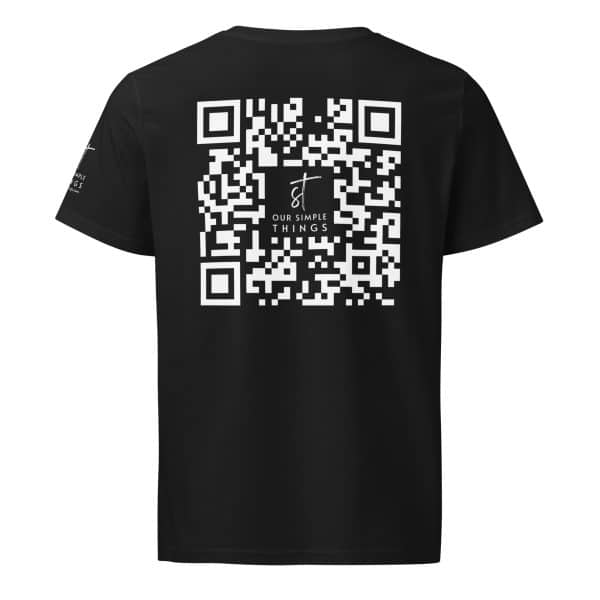 Made With Purpose T-Shirt – Organic Cotton Brand Tee (Unisex, Black) - Image 4