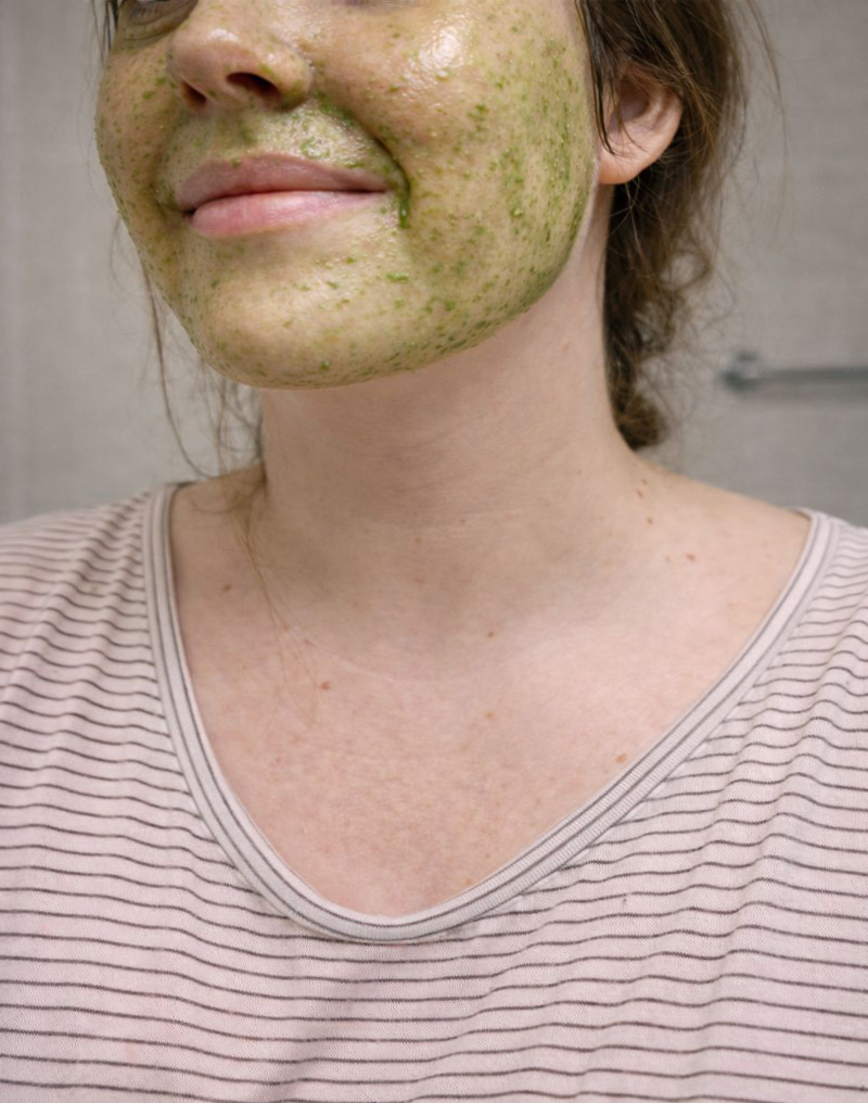 Melissa with the Matcha Face Mask