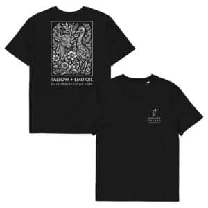 Cow and Emu - Unisex organic cotton t-shirt