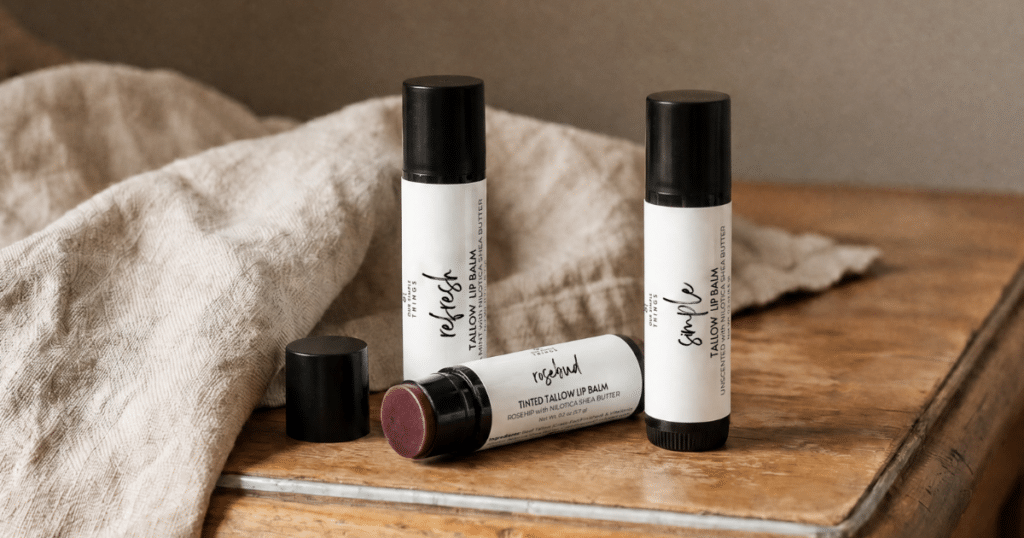 Home 16 Tallow Lip Balms