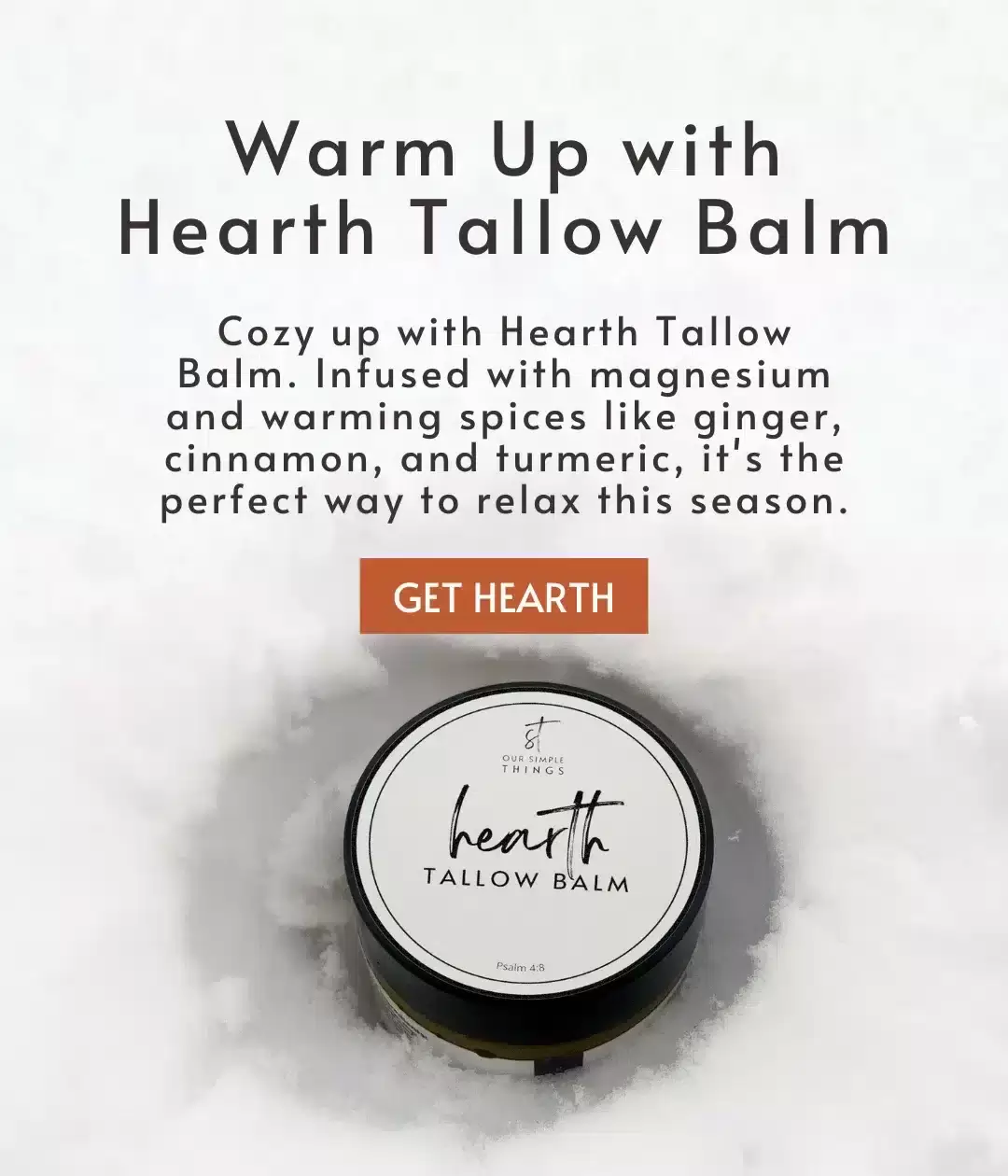 Warming Balm, magnesium balm